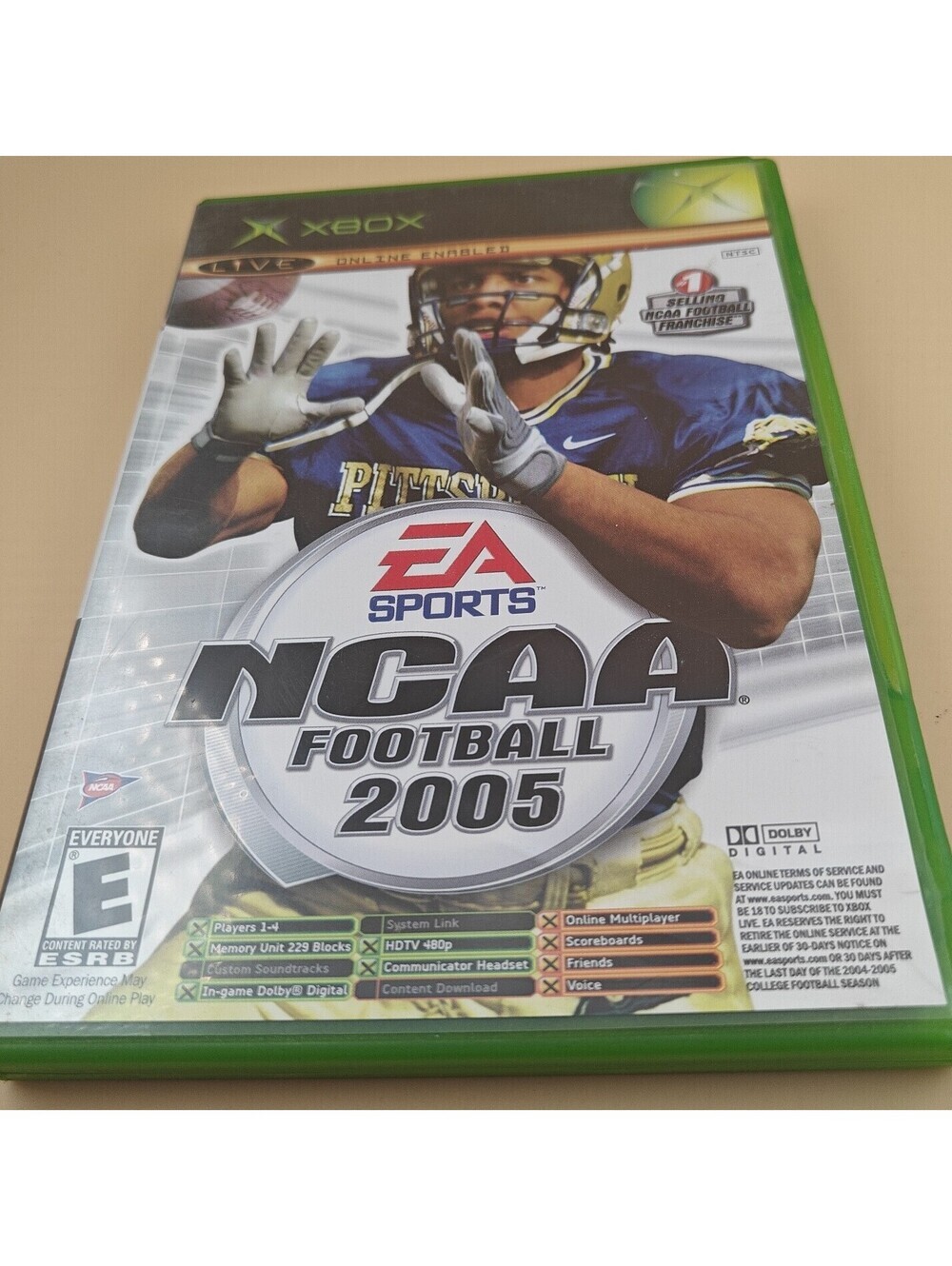 NCAA Football 2005 Original Xbox Complete CIB Manual Tested Working